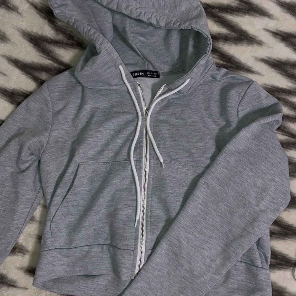 SHEIN cropped hoodie